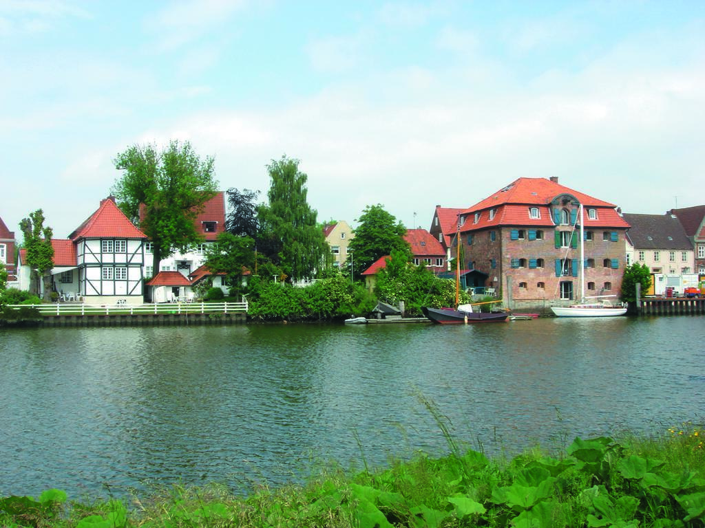 Pension Am Museum Glückstadt Exteriör bild